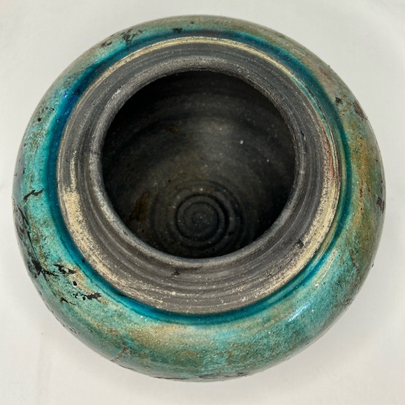 Raku | Art | Vintage Signed Raku Art Pottery Vase By Ginny Zipperer ...